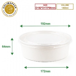D192*D172*64mm Heatable paper bowl
