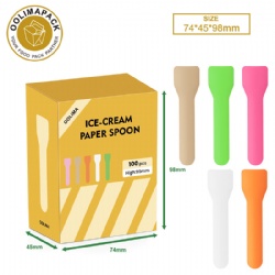 95mm paper ice cream spoon