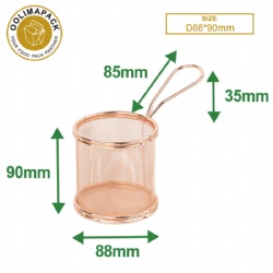 D88*90mm French fries basket