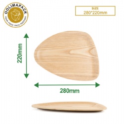 280*220mm anti-slip dining plate