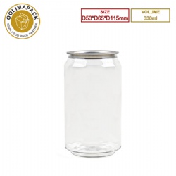 330ml canned beverage PET bottle