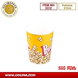 32OZ paper popcorn box