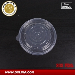 D110mm PP lid for 500ml salad bowl