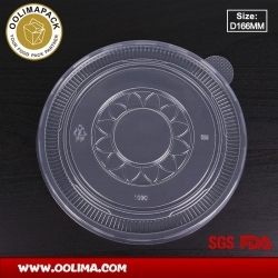 D166mm PP lid for 700ml salad bowl