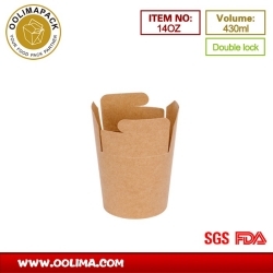 14OZ round base noodle box（double lock）