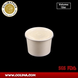 （90MM）12OZ White soup cup