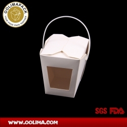 32OZ Square noodle box with handle