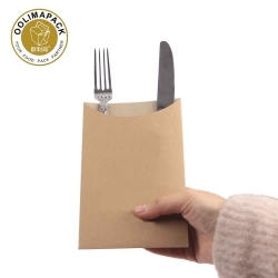 Kraft fork bag