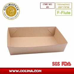 #5 Food tray 255*179*58mmh