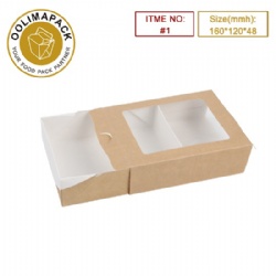 790ml salad box with window