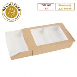 1130ml salad box  with window