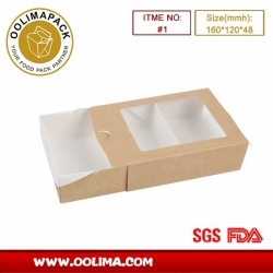 790ml salad box with window