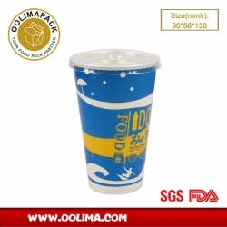 16oz cold drink paper cup