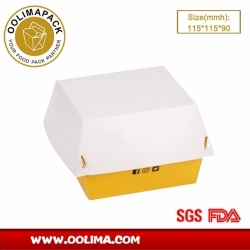 115*115*90mmh hamburger box